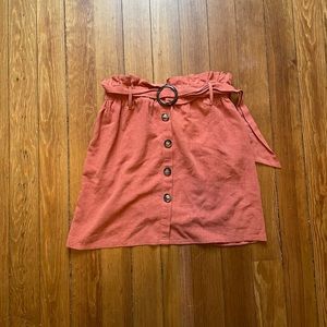 Everly Button Up Skirt